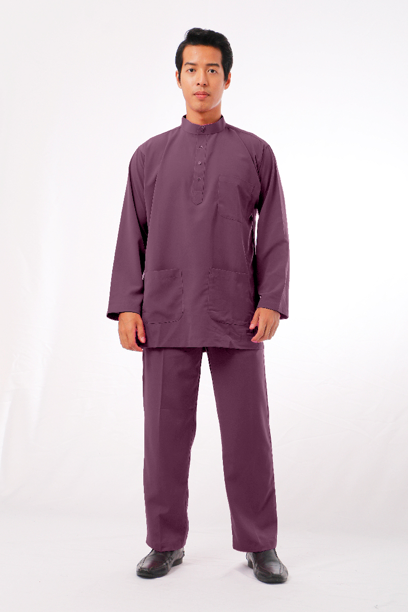 MIKAIL BAJU MELAYU MODERN - PURPLE