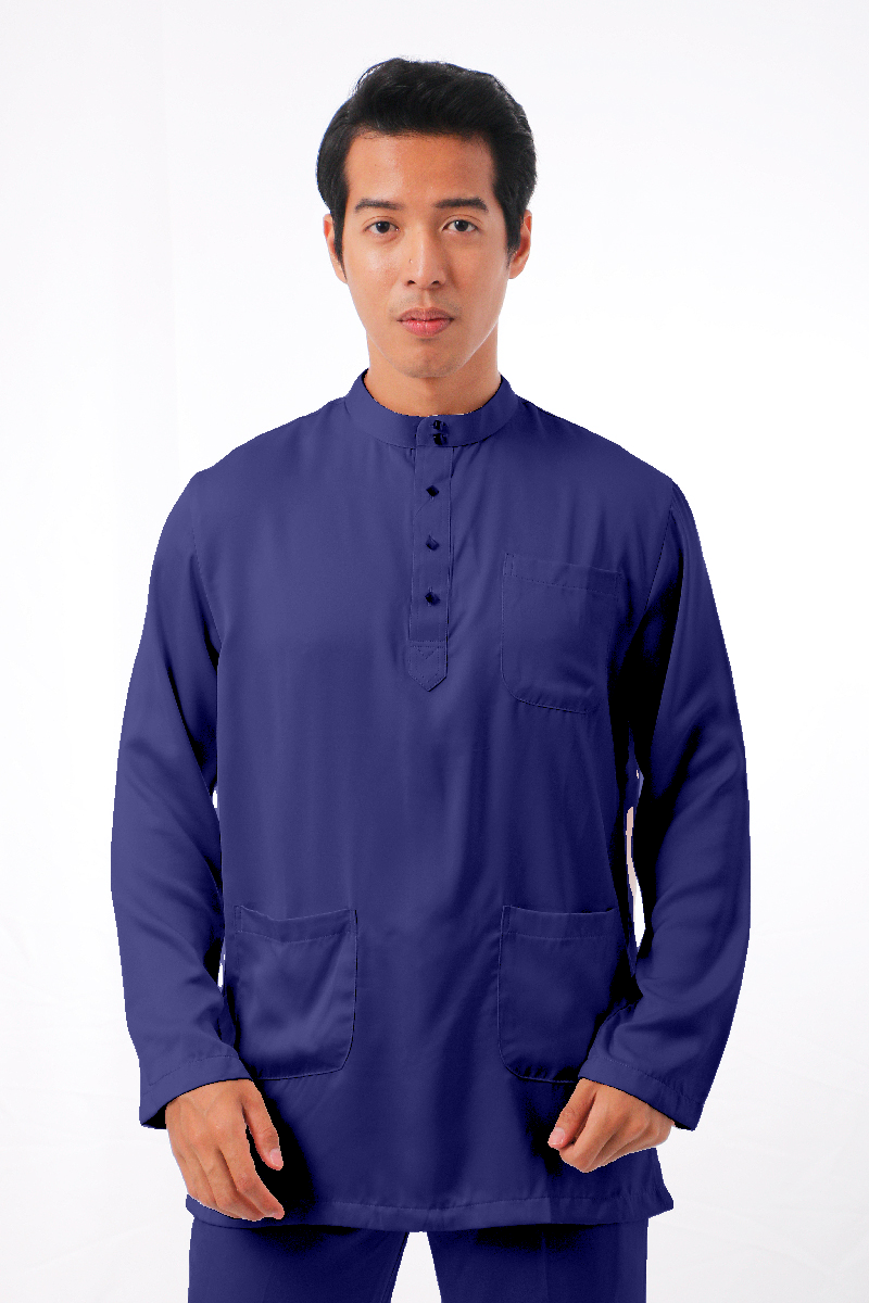 MIKAIL BAJU MELAYU MODERN - ROYAL BLUE