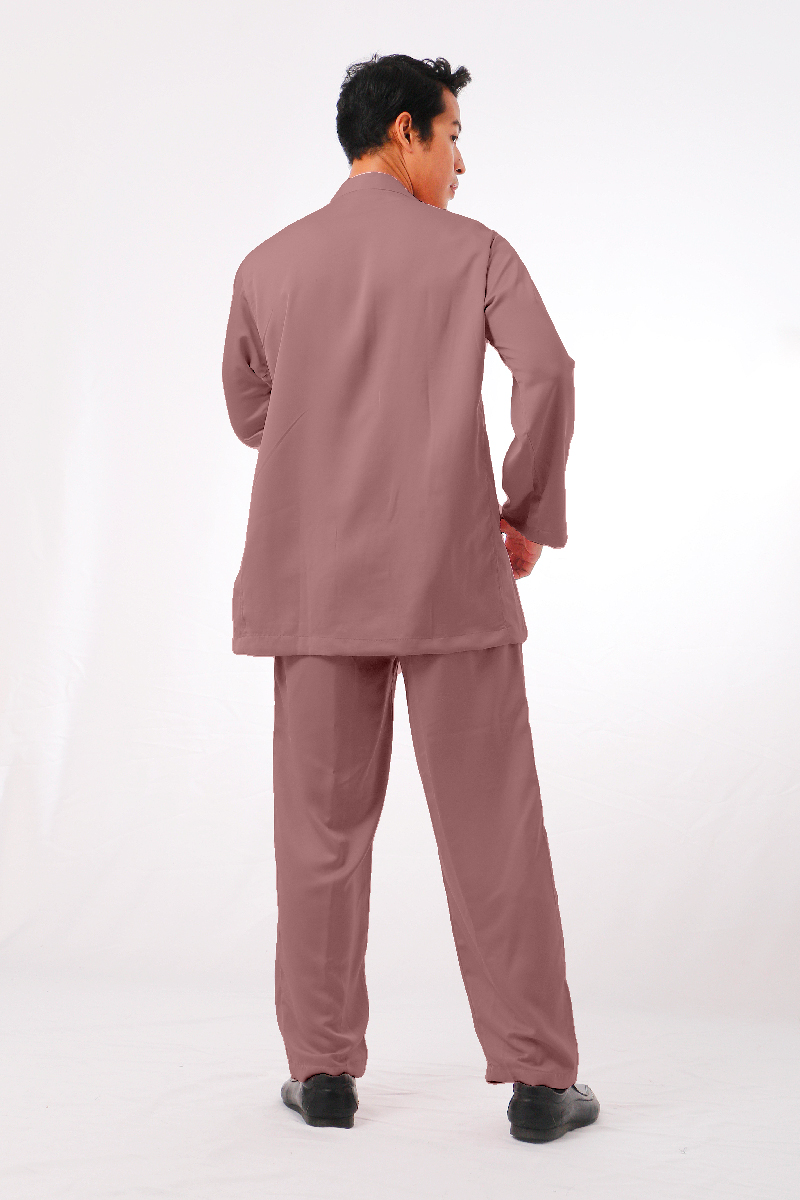 MIKAIL BAJU MELAYU MODERN -DULL BROWN