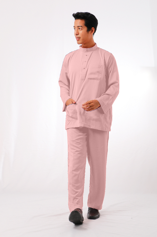 MIKAIL BAJU MELAYU MODEN -ROSY BROWN